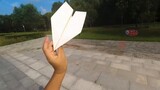 Change direction and turn! How to make a paper airplane that flies super far turn around in the air 