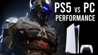 Batman Arkham Knight PlayStation 5 vs PC (Gameplay Test)