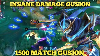 INSANE DAMAGE GUSION 1500 MATCH ~ GUSION MONTAGE