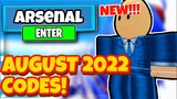 AUGUST *2022* ALL NEW SECRET OP CODES For ARSENAL In Roblox Arsenal Codes!