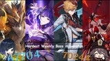 My brother Ranked Hardest Weekly Boss in Genshin