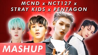 NCT127 x Stray Kids x MCND x Pentagon - KICK IT, God's Menu, ICE AGE, Dr. Bebe (Mashup)