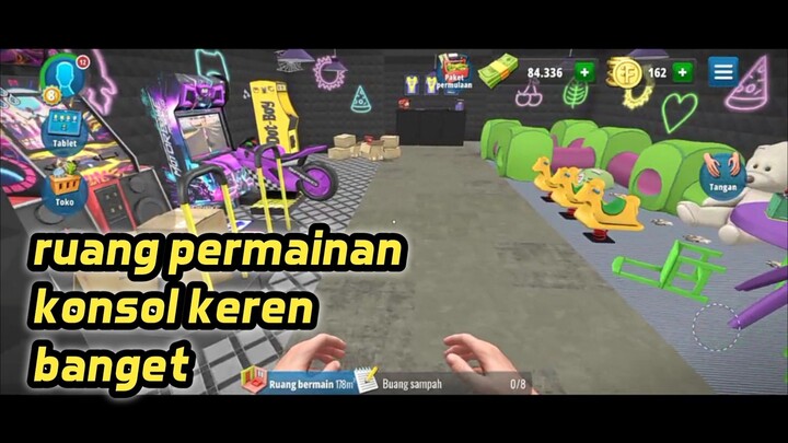 Ruang permainan konsol keren banget