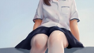 [Drawing]Gentlemen, it's summer, let's draw a cute schoolgirl!