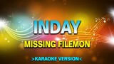 Inday - Missing Filemon [Karaoke Version]