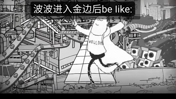 波波进入金边后be like: