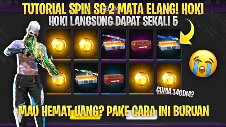 CARA HOKI SPIN SG 2 MATA ELANG TERBARU FREE FIRE || TRIK HOKI SPIN SHOTGUN M1887 MATA ELANG !!
