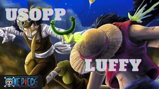 DUEL MENGHARUKAN LUFFY VS USOPP