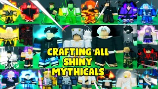 CRAFTING 28 SHINY CRAFTABLES (ALL MAP) IN ANIME FIGHTER SIMULATOR