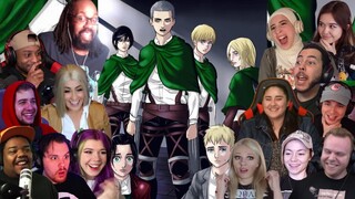 THIS WAS EPIC ! ATTACK ON TITAN SEASON 4 PART 2 EPISODE 24 ULTIMATE REACTION COMPILATION