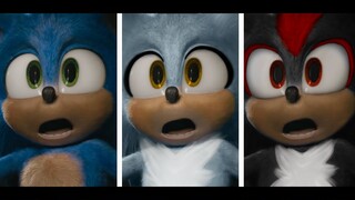 SONIC Movie 2 OLD Design VS NEW Design (SILVER VS SONIC & SHADOW)