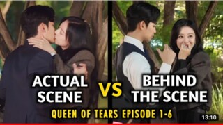 QUEEN OF TEARS BEHIND THE SCENE (BTS) VS ACTUAL SCENE (KIM SOO HYUN, KIM JI WON)