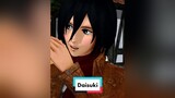 Mikasa Daisuki animasiaot AttackOnTitan shingekinokyojin aot snk fyp fypシ fypdong animasi meme parodi mikasa