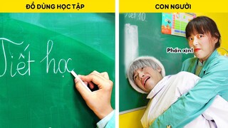 Khi Đồ Dùng Học Tập Biến Thành Con Người - Những Tình Huống Hài Hước Nhất!