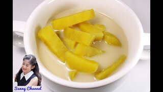 บวดมัน : Sweet Potato in Coconut Milk l Sunny Thai Food