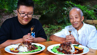 สูตรลับการทำ"ข้าวพะโล้"สไตล์ไต้หวันของอาหมี่ เนื้อหมูเหนียวนุ่มเด้ง