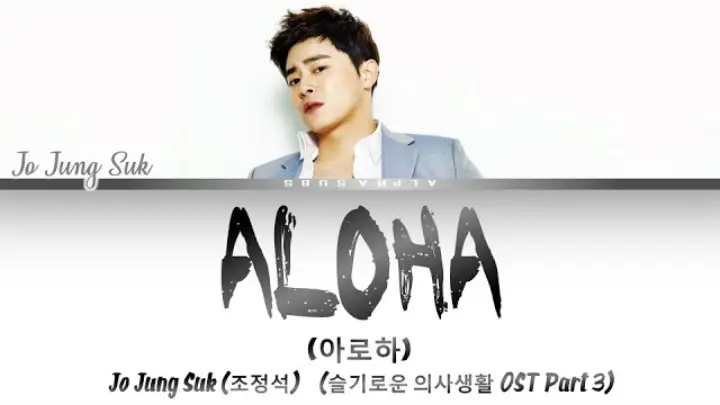 Jo Jung Suk (조정석) - ALOHA [아로하] Lyrics/가사 [Han|Rom|Eng] 슬기로운 의사생활 OST Part 3 / Hospital Playlist OST