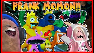 ATUN BERUBAH MENJADI RAINBOW FRIEND DAN PRANK MOMON !! Feat @sapipurba Roblox RolePlay