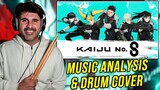 Kaiju No. 8 OP - Music Reaction/Analysis +  Drum Cover