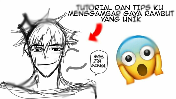 TUTORIAL DAN TIPS KU GAMBAR GAYA RAMBUT?! 😨🔥- (DENGERIN AJJA)