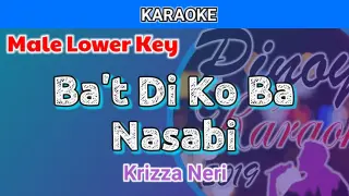 Ba't Di Ko Ba Nasabi by Krizza Neri (Karaoke : Male Lower Key)