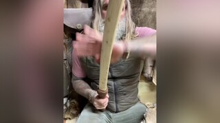 Reply to  fyp caveman naruto katana survival bushcraft sword woodworking foryoupage anime cosplay d