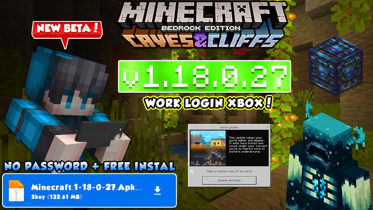 Download Minecraft PE 1.18.0.27 for Android