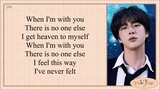 Jin (진) (BTS 방탄소년단) - The Astronaut (Lyrics)