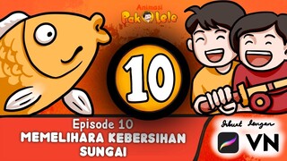 Memelihara Kebersihan Sungai (Pak lele) Episode 010, Kartun Penguatan Karakter