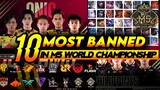 10 MOST BANNED HEROES IN M5 WORLD CHAMPIONSHIP 2023 - MLBB