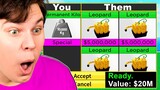 I TRADED ONE OF EVERY PERM FRUIT AND BECAME THE RICHEST! Roblox Blox Fruits