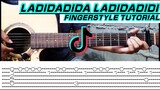 Ladidadida Ladidadidi | Tiktok Song | Renai Circulation (guitar fingerstyle cover) Tabs