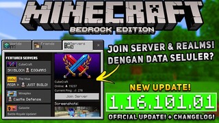 RILIS LAGI! UPDATE MCPE 1.16.101.01 OFFICIAL! | XBOX LIVE - SERVER JOIN WITH CELLULAR DATA!