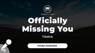 Officially Missing You - Tamia (Piano Karaoke)