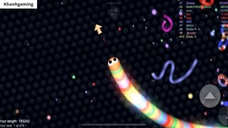 Slither.io A.I. 200,000+ Score Epic Slitherio Gameplay #92 15