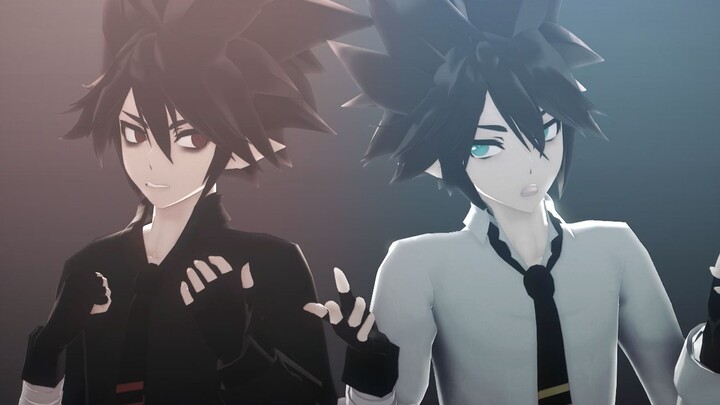[Concave-convex World MMD] ♞Black and White Knight♘Questions and answers, fruitless emotions "Attent