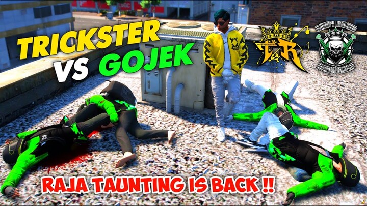 PERANG TRICKSTER VS GOJEK !! ISCO RAJA TAUNTING IS BACK !! - GTA V ROLEPLAY