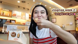 VLOGMAS WEEK 2🎄: buying gifts 🛍, modules, book recos!! 🙈🤍