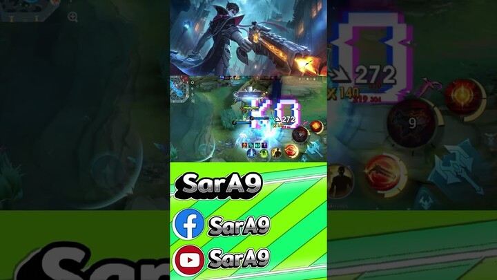 ปรับมาใหม่อย่างตึง 😍 | Granger Mobile legends #mobilelegends #mlbb #granger #gameplay #shorts #sara9