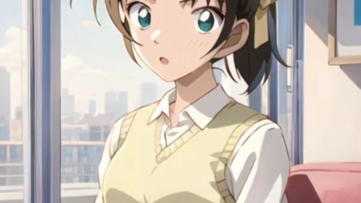 [Toyama Kazuha] "Heiji, anak itu sangat beruntung!"