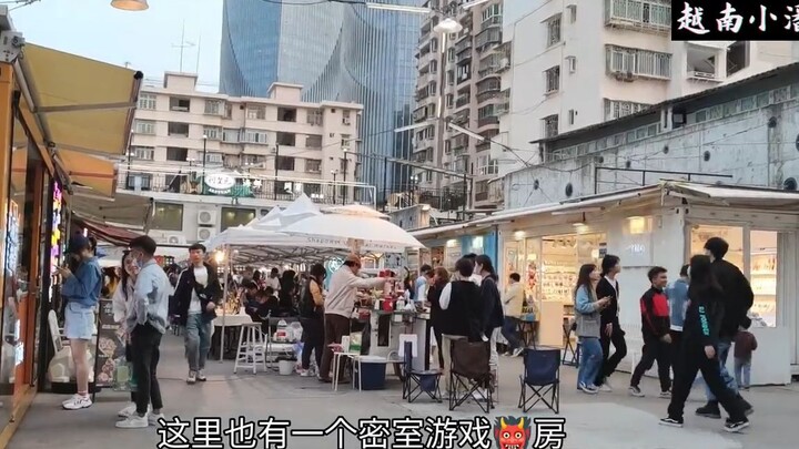ĐI KHU CHỢ ĐÊM NỔI TIẾNG Ở HẠ MÔN VÀ ĂN MÓN TỨ XUYÊN KHÔNG CAY_原来四川菜也有