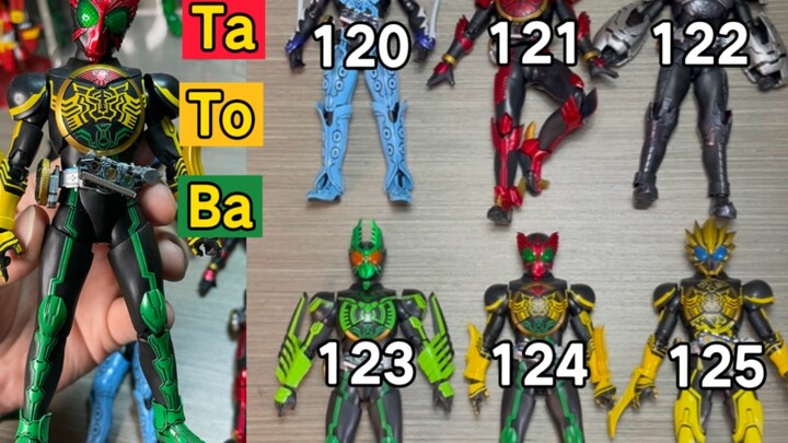 Kamen Rider OOO tác phẩm điêu khắc xương thật! Tôi nên mua 6 hay 125? đây là một vấn đề