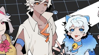 [Pleasant Goat and Big Big Wolf/Handwritten] family [2024 Happy Goat and Big Big Wolf New Year Party