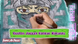 Custom Jacket Hoodie Gambar Hatake Kakashi