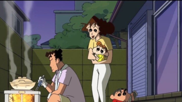 [Lelucon lucu Crayon Shin-chan] Di akhir musim panas, makan malam hangat di keluarga Nohara