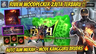 GUA 1 VS 3 PAKE SKIN WOODPECKER 2 JUTA‼️ SAMPE MUSUHNYA KENA MENTAL😂 AUTO AIM MERAH CUY🔥