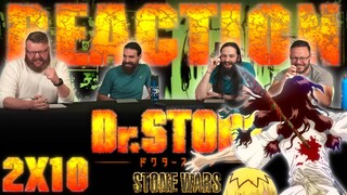 Dr. Stone 2x10 REACTION!! "Humanity's Strongest Tag Team"