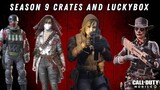 CODM GAVE ALL BEST HALLOWEEN THEMED CHARACTER SKIN IN CRATES | SEASON 9 CRATES AND LUCKYBOX