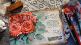 【Watercolor】"Rose is the best love letter in the world"