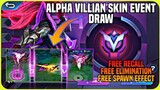 Alpha "General Void" Villian Skin Event Draw | Free Recall Effects, Elimination & other Effects